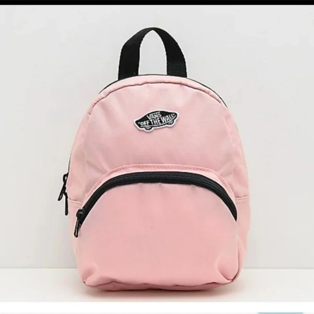 Vans Mini Pink Backpack | Small Logo Mini Daypack